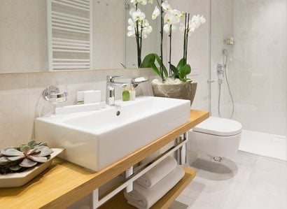 Blocked bathroom drains: